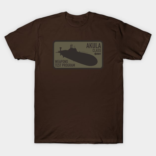 Akula Class Submarine T-Shirt by TCP